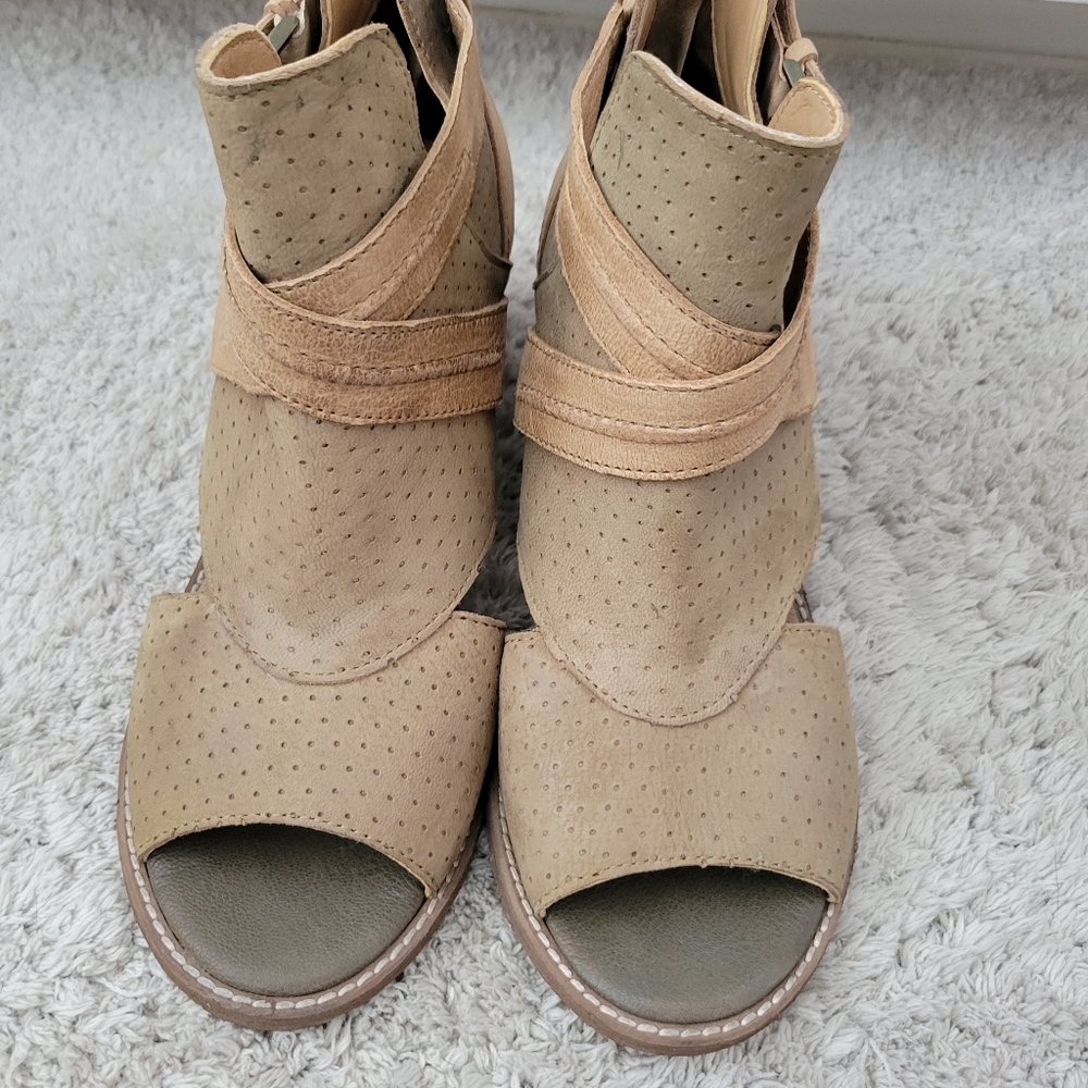 Roan By Bed Stu Open Toe Booties - image 3